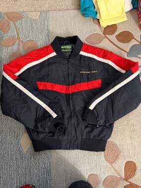 Vintage Arcticwear Arctic Cat Bomber Jacket Size Small Snowmobile